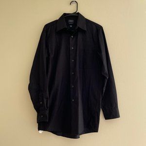 Black Button Up Dress Shirt